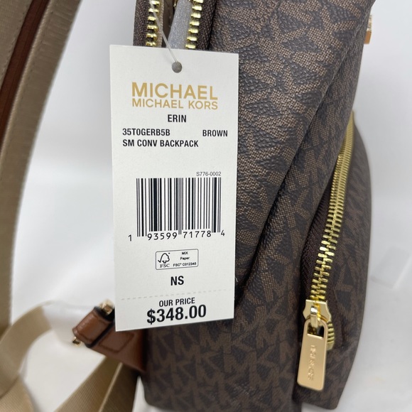 Michael Kors Erin Small Convertible Backpack - Picture 7 of 11